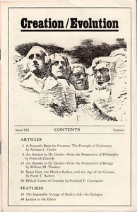 Creation / Evolution Journal #13 American Humanist Association NCSE Creationism - Picture 1 of 1