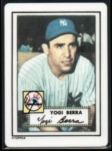 Yogi Berra 1990 R&N China 1952 Topps Porcelain Reprint New York Yankees #12,169 - Picture 1 of 3