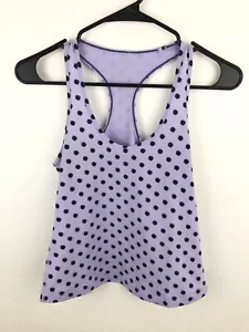 Lululemon donna cool racerback mezzogiorno lilla taglia 4 a pois - Foto 1 di 4