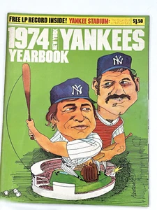 1974 NEW YORK YANKEES Yearbook THURMAN MUNSON Bobby MURCER 33 1/3 LP Record LYLE - Picture 1 of 3