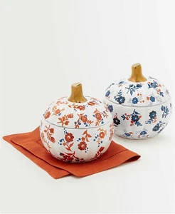 Martha Stewart Harvest Pumpkin Cocottes Set of 2 - Picture 1 of 4