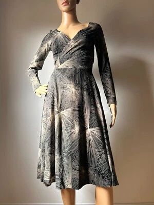 Vestido envolvente vintage años 70 Diane Von Furstenberg Lord & Tylor talla 6 Italia Foto 1 de 4