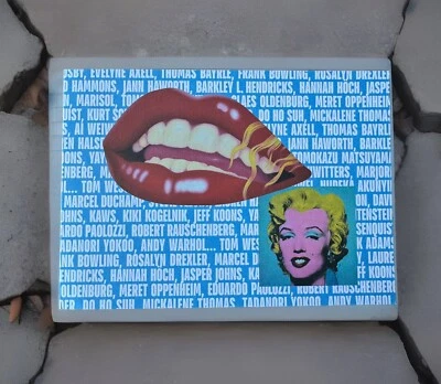 Tarjeta de arte de exposición Tom Wesselmann - Fundación Pop Forever Vuitton azul Foto 1 de 4