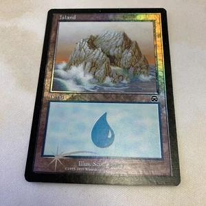 MTG Mercadian Masques Island Foil 337/350 giocato dolcemente (M1) - Foto 1 di 3