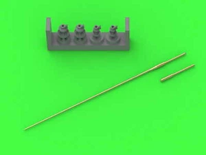 Master GM-72-019 - 1:72 Antena de varilla alemana 1,4m de la Segunda Guerra Mundial para juego de radio Fu 7 - Imagen 1 de 7