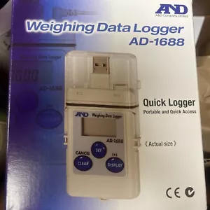 A&D AD-1688 Wiegedatenlogger Schnelllogger tragbar Neu im Karton - Bild 1 von 5