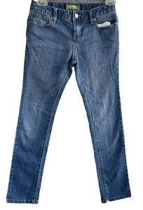 Old Navy Super Skinny Jeans Girls 10 Regular Adjust Waist Medium Wash 5 Pocket - Picture 1 of 16