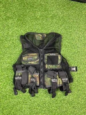 Chaleco táctico camuflaje ligero GXG arnés de cápsula de paintball negro Foto 1 de 4