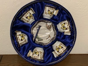 Butterfly Classic Coffee & Tea Espresso Demitasse Cup & Saucer Set of 6 - Picture 1 of 14