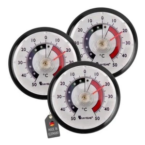 3 Stück Kühlschrank Thermometer Set Selbstklebend Weiß Analog Gefrierschrank - Bild 1 von 7