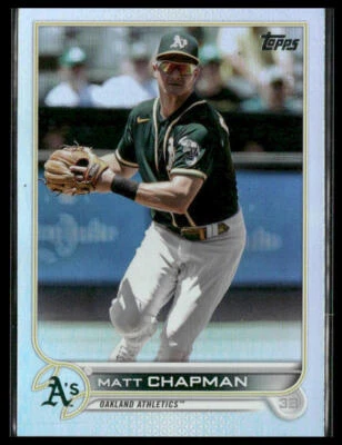 Matt Chapman #176 2022 Topps Rainbow Foil Oakland Athletics - Image 1 of 2