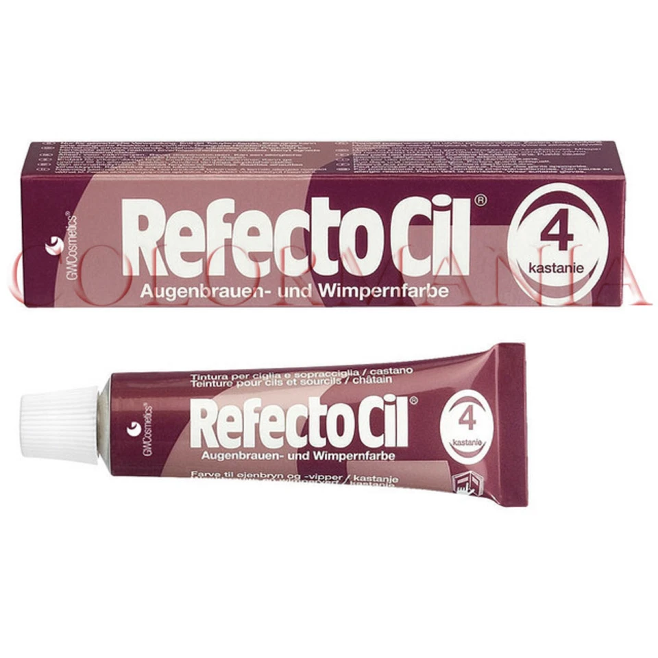 REFECTOCIL TINTURA COLORANTE CIGLIA SOPRACCIGLIA PARRUCCHIERE 4 CASTANO 15 ML - Immagine 1 di 1