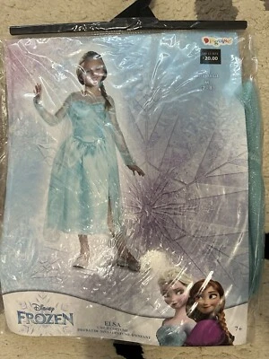 Disney Frozen Elsa Niño Peluca Princesa Pelo Trenzado Disfraz Halloween NUEVO Foto 1 de 3