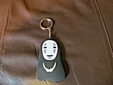 No Face Spirited Away Totoro Silica Double Sided Keychain (New)