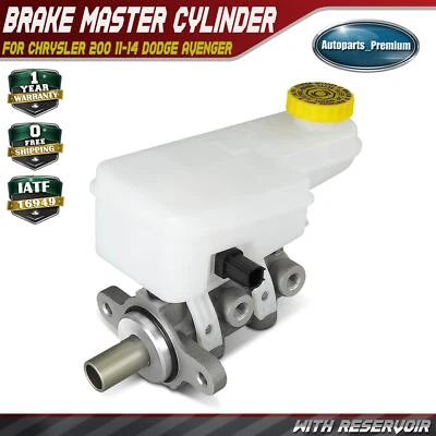 Brake Master Cylinder with Reservoir and Sensor for Chrysler 200 Sebring Dodge - Image 1 of 4