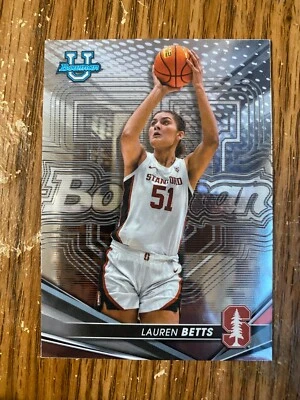 2022-23 Bowman's Best U University #67 Lauren Betts - Stanford - Image 1 of 2