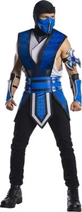 mens Mortal Kombat 11 Sub Zero Adult Sized Costumes As Shown Standard US - Picture 1 of 3