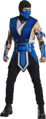 Disfraces para hombre Mortal Kombat 11 Sub Zero tamaño adulto como se muestra estándar EE. UU. Foto 1 de 3