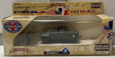 Solido 6104 Combat Car Figure 1:50 Scale Military-1 Limited Edition No: 5604 VTG - Image 1 of 4