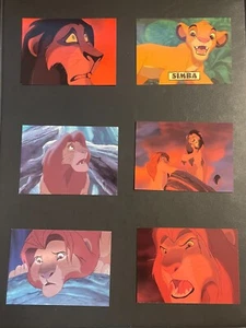 The Lion KIng Trading Cards (6-Cards) SkyBox 1994. - Picture 1 of 2