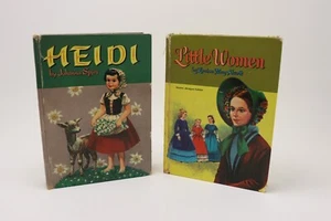 Two 1955 Whiteman Classics Books: Little Women by L. Alcott & Heidi By J. Spyri - Picture 1 of 11