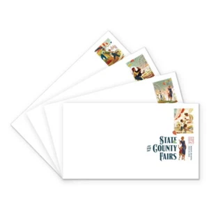 US 5401-5404 State and County Fairs (set of 4) DCP FDC 20199 - Picture 1 of 1