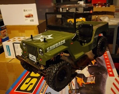 GMADE 1/10 #52000 RC Sawback 4WD GS01 Crawler KIT ASSEMBLED, NEW!/Tamiya Traxxas - Immagine 1 di 4