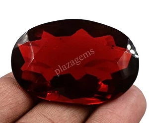 RED  Topaz 122.10 Ct EGL Certified OVAL  Shape Loose Gemstone 5ATI - Picture 1 of 8