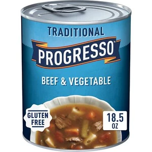 Progresso Traditional Gluten Free Beef & Vegetable Soup 18.5 oz. - Picture 1 of 4