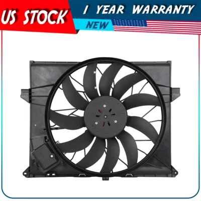 Electric Radiator Condenser Fan Assembly For 2008-2011 2012 MERCEDES-BENZ GL550 Foto 1 de 4