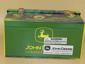 John Deere 2005 Edward C. Schaefer Designs Small Tin Lunch Box - Picture 1 of 6