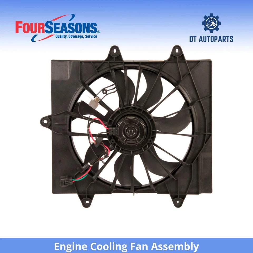 Conjunto de ventilador de refrigeración del motor Chrysler PT Cruiser 2004-2005 4 estaciones Foto 1 de 4