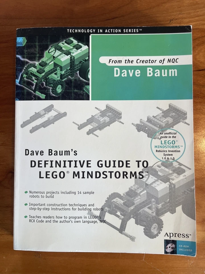 Dave Baum's Definitive Guide to Lego Mindstorms 2000 Mint Brand New Excellent - Image 1 of 4