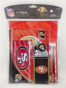 NFL SAN FRANCISCO 49ERS 11Piece School Stationary Set Team Logo Study Value Kit - Picture 1 of 2