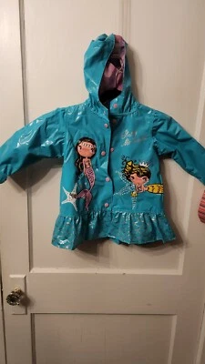 Chaqueta impermeable Wippette niño talla 2T azul sirena nueva con etiquetas chaqueta de vinilo Foto 1 de 4