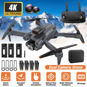 Faltbare 4K Drohne & Dual Kamera Mini Selfie Drone RC Quadrocopter für Anfänger - Bild 1 von 12