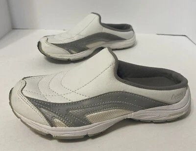 Curves For Women Shoes Size 6.5 White Leather Silver Slip On Exercise - Image 1 of 4