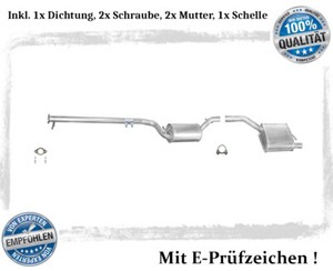 1,6 16V/2,0 16V mit 74/96kw DFW Nachschalldämpfer/Endschalldämpfer Ford Focus 1,6 16V/2,0 16V mit 74/96kw DFW Nachschalldämpfer/Endschalldämpfer Ford Focus