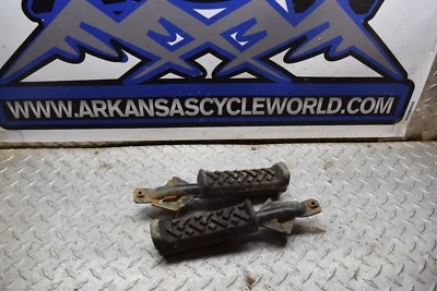 X2-8 BOTH FOOT REST L&R 85 KAWASAKI BAYOU KLF 185 1985 2X4 ATV FREE SHIPPING Foto 1 de 4