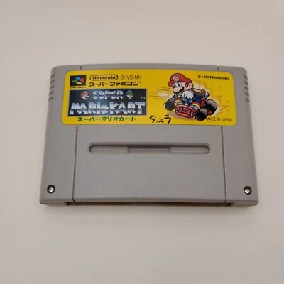 Super Mario Kart Nintendo SFC Game Cartridge Japanese SNES Version *US SELLER - Image 1 of 4