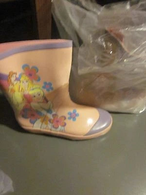 Botas de Lluvia WDW Disney Princesa Cenicienta Bella Talla 9 Nuevas Raras Difíciles de Fijar Foto 1 de 3