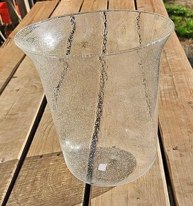 Partylite Seville Verona Bubble Glass Replacement Candle Holder Hurricane - Picture 1 of 4