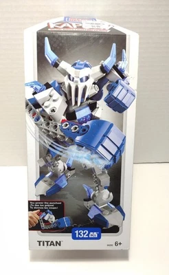 2014 Mega Bloks Kapow Bots Fighting League Figure Titan NEW SEALED RARE - Image 1 of 4