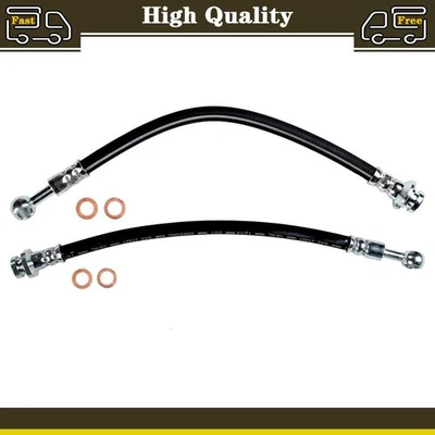2 líneas de freno de manguera de freno trasero para Nissan 240SX 2,4 L Foto 1 de 4