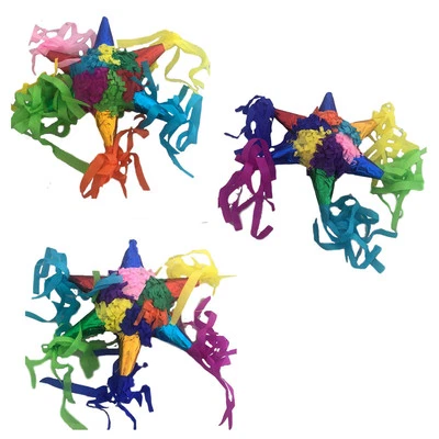 Colorful Star Miniature Pinatas (Set/3) - Image 1 of 3