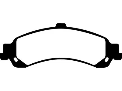 Conjunto de pastilhas de freio traseiras para 2000-2006 GMC Yukon 2001 2002 2003 2004 2005 TT546WS - Imagem 1 de 3