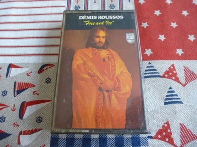 DEMIS ROUSSOS FIRE AND ICE 1972 PHILIPS RECORDS AUDIO CASSETTE ALBUM Foto 1 de 4