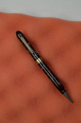 lápiz estilográfico vintage Majestic negro gris rojo mármol Foto 1 de 4