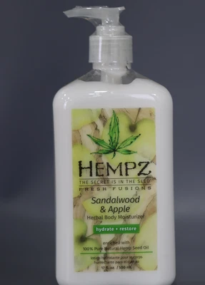 Hempz Sandalwood & Apple Herbal Body Moisturizer, 17 Fl Oz (Pack of 1) - Image 1 of 3