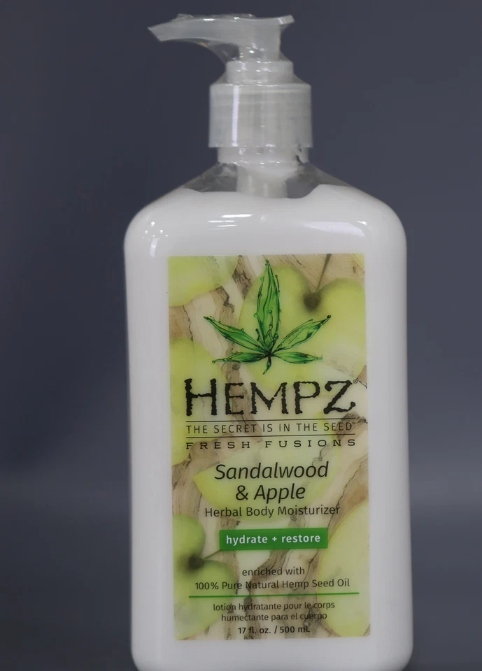 Hempz Sandalwood & Apple Herbal Body Moisturizer, 17 Fl Oz (Pack of 1) - Image 1 of 3